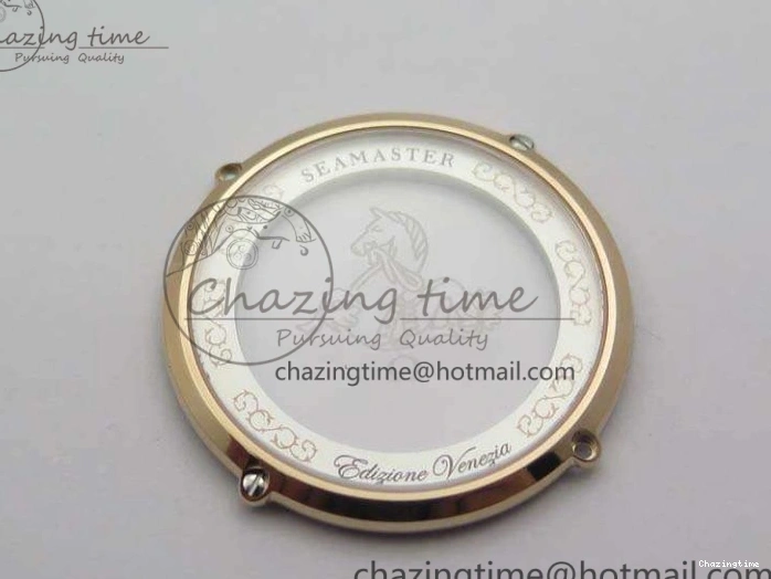 1219 Seamaster Edizione Venezia RG Best Edition White Dial On Leather Strap A Timeless 8127